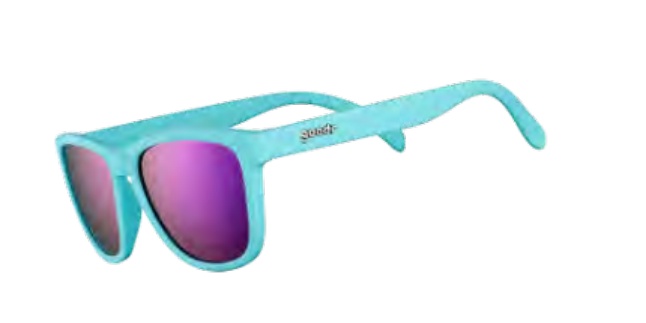 Electric Dinotopia Carnival goodr OG sunglasses